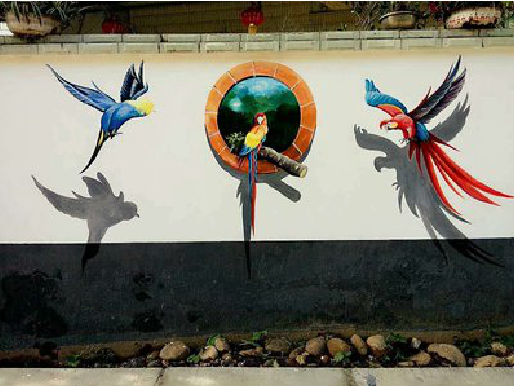 宁乡视觉错位-3D墙绘设计