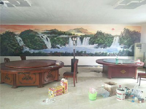 宁乡墙绘-写实风景