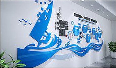 宁乡海浪主题文化墙如何设计？