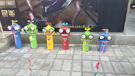 宁乡商业区彩绘