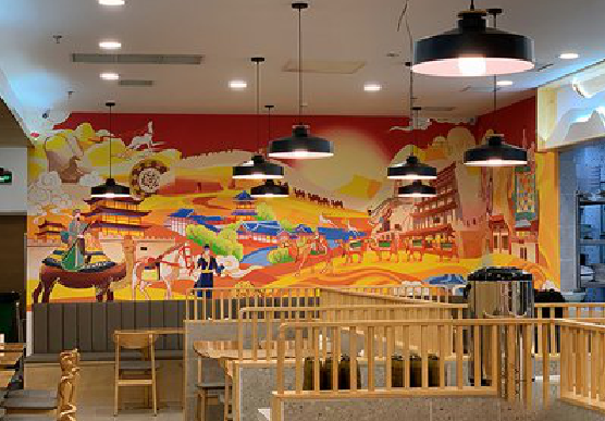 宁乡商业空间彩绘介绍。