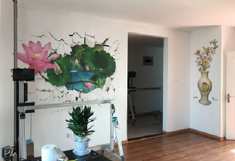 宁乡墙体彩绘相比墙纸的优势。